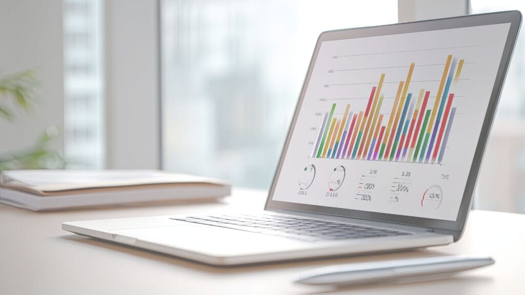 SME owner analyzing business profit leaks on a data dashboard